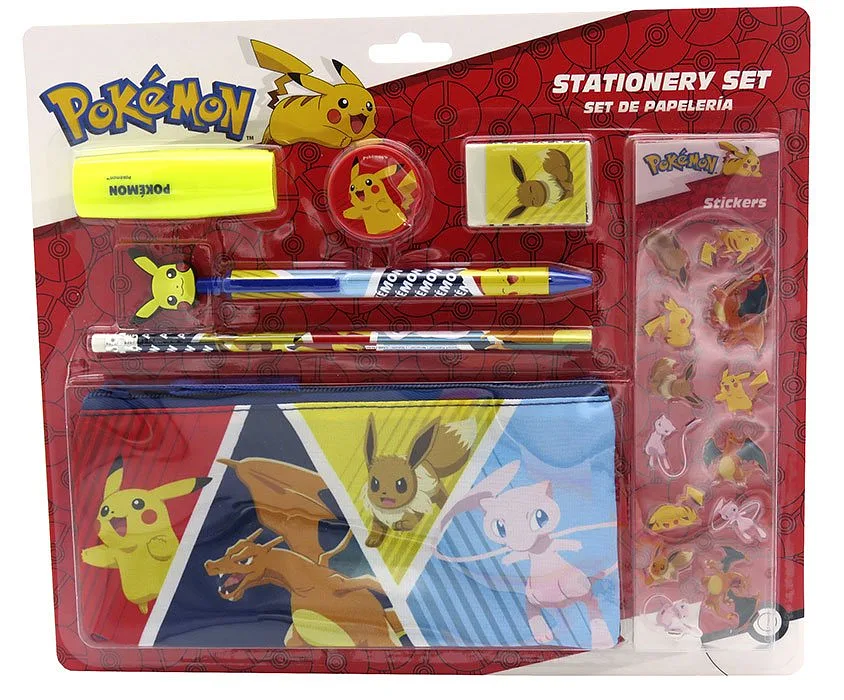 Set da Cancelleria Pokemon + Adesivi