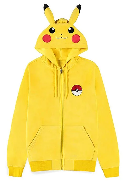 Felpa con Cappuccio Pokemon Pikachu L