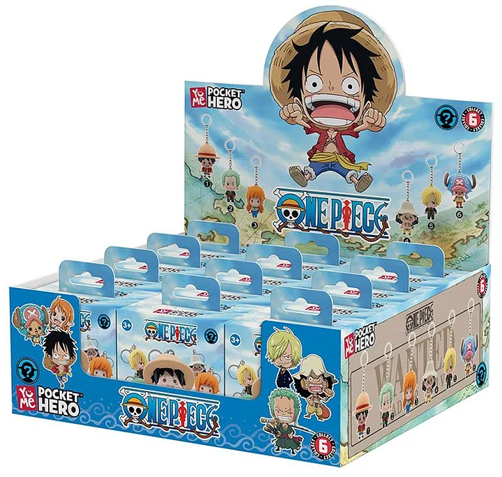YuMe Portachiavi One Piece Pocket Hero Series 1pz Ass.to