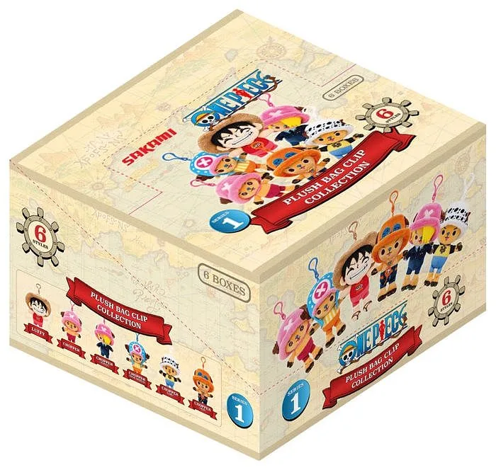 Portachiavi Clip One Piece Plush 1pz Assortimento