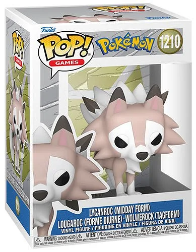 FUNKO POP Pokemon Lycanroc (Midday Form) 1210